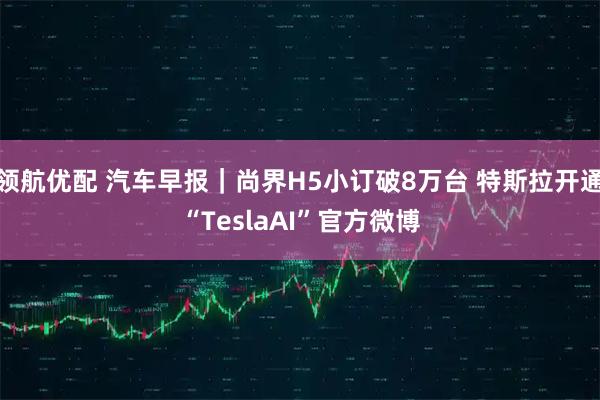 领航优配 汽车早报｜尚界H5小订破8万台 特斯拉开通“TeslaAI”官方微博